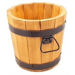 Donica sosna 28xH26 k. dąb