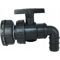 Zawór Czerpalny 1 cal - IBC ZBIORNIK 1000L CZARNY