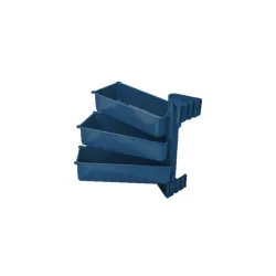 EKO PIVOT ( 3 PÓŁKI) -  pojemniki obrotowe, wysokość zestawu 3 pojemników - 25 cm