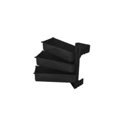 EKO PIVOT ( 3 PÓŁKI) - pojemniki obrotowe, wysokość zestawu 3 pojemników: 25 cm