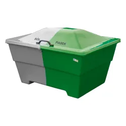 Pojemnik na piasek i sól dwudzielna skrzynia 450L