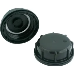Nakrętka DIN 61 z odpowietrznikiem do kanistrów i zbiorników IBC - czarna