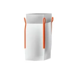 Big Bag -  90x90x120 góra fartuch, dno płaski (udźwig 1000 kg)