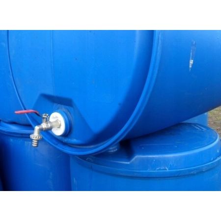 Metalowy Kran 3/4 cala z korkiem do beczki fi 51 mm