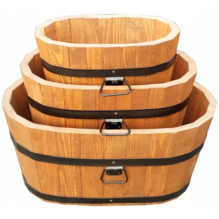 Kwietnik sosna 40x23xH21 k. dąb