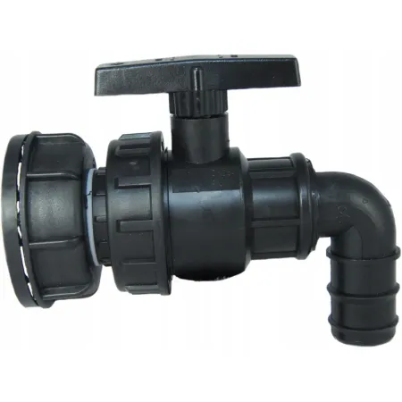 Zawór Czerpalny 1 cal - IBC ZBIORNIK 1000L CZARNY