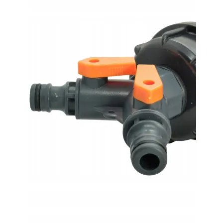 Rozdzielacz do wody z dwoma zaworami