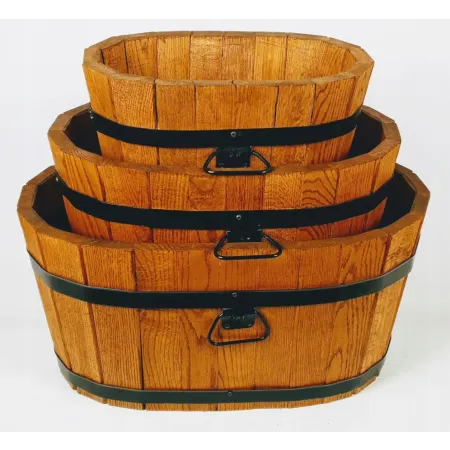 Kwietnik dąb 60x38xH31 k. dąb