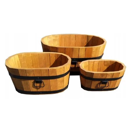 Kwietnik sosna 40x23xH21 k. dąb