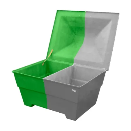 POJEMNIK dwudzielny na sorbent i odpady niebezpieczne 450l