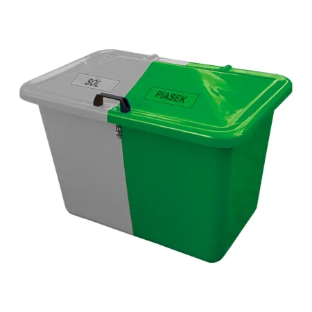 Pojemnik na piasek i sól dwudzielna skrzynia 220L