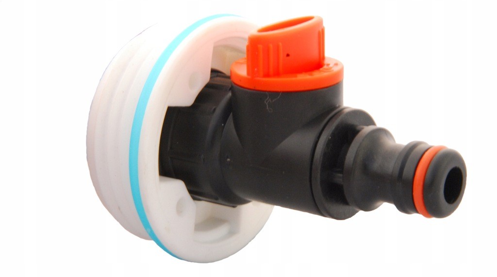 Rozdzielacz z zaworem i korkiem do beczki