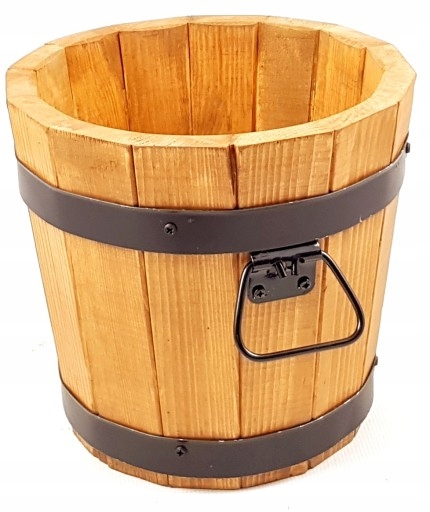 Donica sosna 28xH26 k. dąb