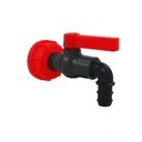 Zawór czerpalny 3/4  cala z nakrętką  Fi/61mm