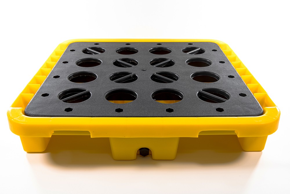 WANNA WYCHWYTOWA  28L (niskoprofilowa) - do beczek i kanistrów (72×72×16 cm)