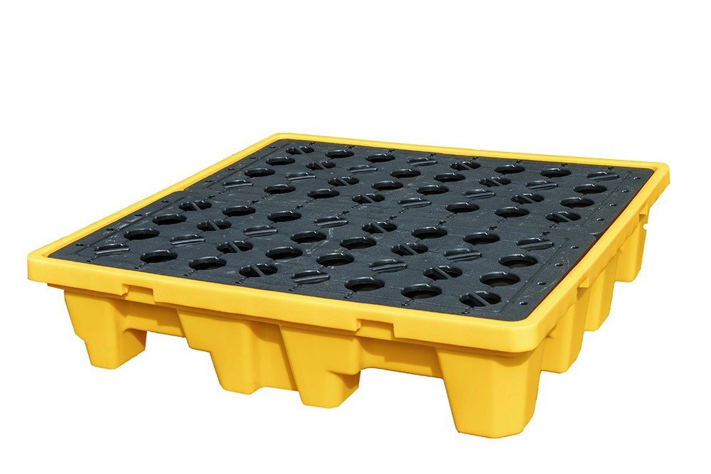 WANNA WYCHWYTOWA  200L (wysokoprofilowa) - do dużych pojemników, polietylen (130×130×30 cm)