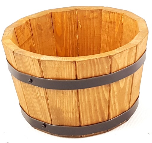 Donica sosna 28xH17 k. dąb