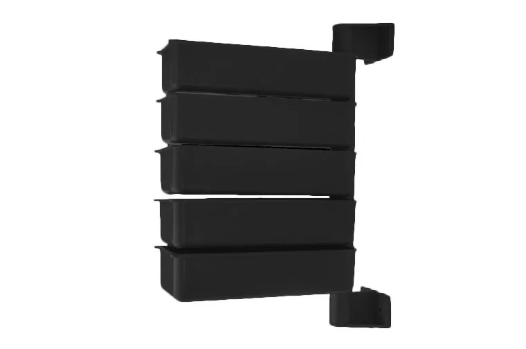 EKO PIVOT ( 5 PÓŁEK) pojemniki obrotowe, wysokość zestawu 5 pojemników: 36 cm