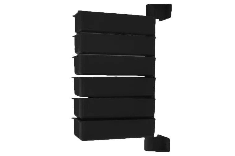 EKO PIVOT ( 6 PÓŁEK) - pojemniki obrotowe, wysokość zestawu 5 pojemników: 41,5 cm