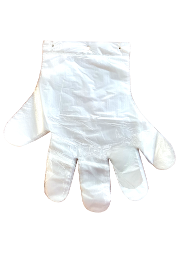 Jednorazowe rękawice foliowe ochronne (C016) - 100szt.