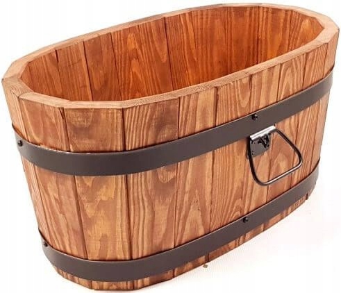 Kwietnik sosna 40x23xH21 k. orzech