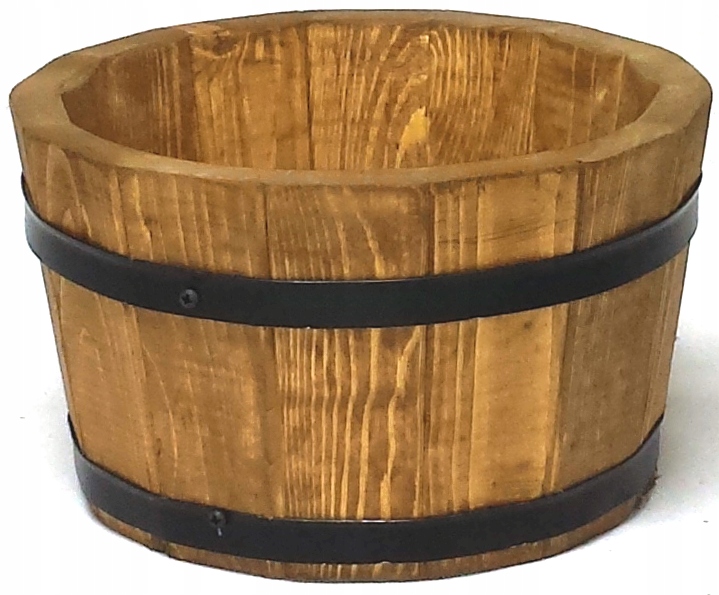 Donica dąb 28xH17 k. dąb