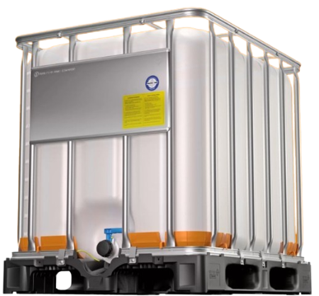 Kontener IBC 1000L z UN (niebezpieczne materiały) POLYex IBC